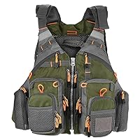 Flotability Suit Outdoor Fishing Life Vest, Multiple Vest of Adjustable Vest Vest Safety Jacket for Men and Women