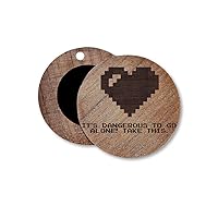 It's Dangerous To Go Alone Take This! Link Wedding Ring Box, Video Game Jewelry Box, Pixel Heart Game Engraved Ring Box, Gamer Ring Holder, Videogame Proposal Box