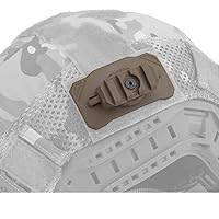 Tactical Helmet Mount for X300/X400/TLR-1/Surefire Series Lamp with 360° Rotate and Hoo&Loop Fast-Attach, Nylon Material,