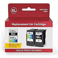 LUCASCOLO Remanufactured Ink Cartridges Replacement for Canon 243 244 PG-243 CL-244 PG-245 CL-246 Black Color Combo Pack for Pixma TR4520 MX492 MX490 MG2520 MG2522 MG2920 MG2922 MG3022 MG2525 Printer 
