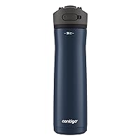 Ashland Chill Stainless Steel Water Bottle with Leakproof Lid & Straw, Water Bottle with Handle Keeps Drinks Cold for 24hrs & Hot for 6hrs, Great for Travel, School, Work, & More, 24oz