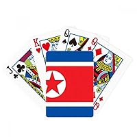 North Korea National Flag Asia Country Poker Playing Cards Tabletop Game Gift