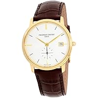 Frederique Constant Slimline Quartz Movement Silver Dial Men's Watch FC-245V4S5