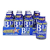 Stacker 2 Blue Raspberry B12 Energy Shot (12 Pack)