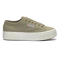 Superga - Womens 2740 Platform Shoes, Color Grey Fossil/Favorio, Size: 8.5 M US Mens/10 M US Womens