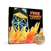Deluxe Fire Tower Board Game- Fight fire with fire in This Fast paced, Competitive Strategy Game | Easy to Learn | 10+ | 15-30 min