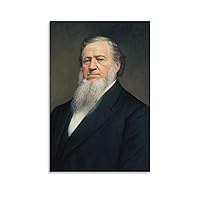 Brigham Young, Who Helped Develop The American West, Named Brigham Young University after Him. Canvas Wall Art Prints for Wall Decor Room Decor Bedroom Decor Gifts Posters 12x18inch(30x45cm) Unframe