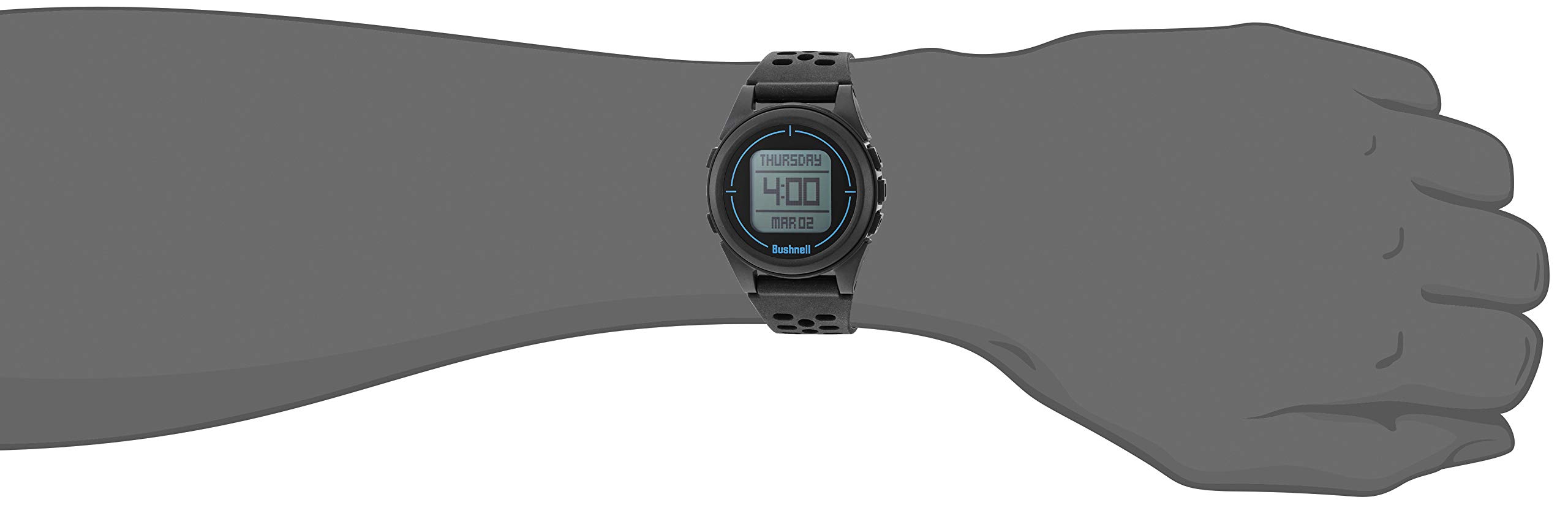 Bushnell 368850 Neo Ion 2 Golf GPS Watch, Large, Black/Blue