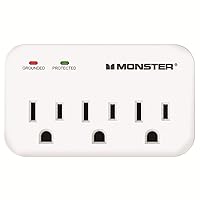 Monster 1200 J 0 ft. L 3 outlets Surge Protector Wall Tap