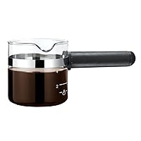 Cafe Brew Collection Premium 4-Cup Universal Glass Espresso Carafe Replacement - Fits Hamilton Beach, Mr. Coffee, Breville, and More Espresso Machines