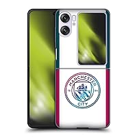 Head Case Designs Officially Licensed Manchester City Man City FC Away 2021/22 Badge Kit Hard Back Case Compatible with Oppo Find N2 Flip
