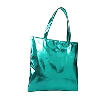 Large Handbag Women Shopping Shoulder Bag PU Leather Totes Bags Shiny Female Purse Clutch Party Travel Bag