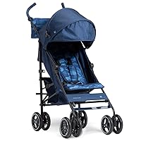 GAP babyGap Classic Stroller - Lightweight Stroller with Recline, Extendable Sun Visors & Compact Fold - Made with Sustainable Materials, Navy Camo