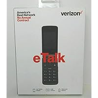 Verizon Wireless Freetel eTalk Prepaid Flip Phone (Gray)