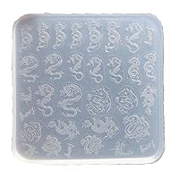 3D Nail Art Mold with Variety of Patterns Template Carving Sticker Stencil Tools Moulds for Nail Enthusiasts and Salons