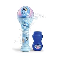 BLUEY Dance Mode Bubble Machine and Toy Microphone | Bluey Toy for Baby, Toddlers and Kids | Includes Bubble Solution