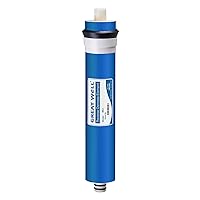 Greatwell Reverse Osmosis Membrane 100 GPD 11.75” X 1.75”, Replacement Fits Standard Under Sink RO Drinking Water Filtration System, MC1
