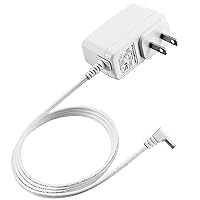 6V AC Adapter for Omron Blood Pressure Monitor Hem-ADPTW5, USA UL Listed Extra Long 6.6 Ft Cord Healthcare 5 7 10 Series BP5100 BP5250 BP5450 Charger Replacement Power Supply Cord, White