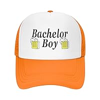 Waldeal Men's Bachelor Boy Party Trucker Caps Adjustable Mesh Baseball Hats