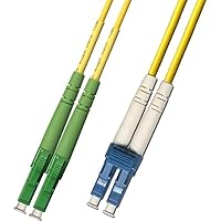 3M Singlemode Duplex Fiber Optic Cable (9/125) - LC/APC to LC/UPC