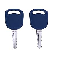 2 Ignition Keys 14601 for Case-IH New Holland Ford Tractors 5640 6640 7740 7840 8160 8240 8260 8340 8360 8560 TS100A TS115A TS125A TS135A
