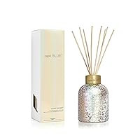 Reed Diffuser - Comes with Aloha Orchid Scented Diffuser Oil, Diffuser Sticks, and Mercury Iridescent Glass Bottle - Aromatherapy Diffuser (5.7 fl oz)
