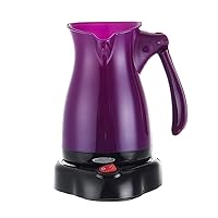Kettles, for Boiliwater, 5L Coffee Pot Maker for Kitchen Heaters Stove Hot Cooker Plate Milk Water Coffee Tea Heatikettles Home Office Boil-Dry Protection, Stainless/Purple