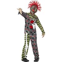 Smiffy's Deluxe Twisted Clown Costume, Multicolor, X-Large