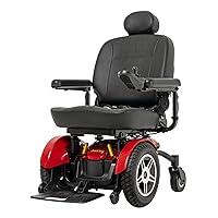 Pride Mobility - Jazzy Elite 14 - Front-Wheel Drive Power Chair - Jazzy Red