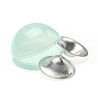 The Original Silver Nursing Cups, Nipple Shields for Nursing Newborn, Nipple Protector for Breastfeeding, Nipple Covers Breastfeeding, No Need Nipple Cream, Newborn Essentials Must Haves