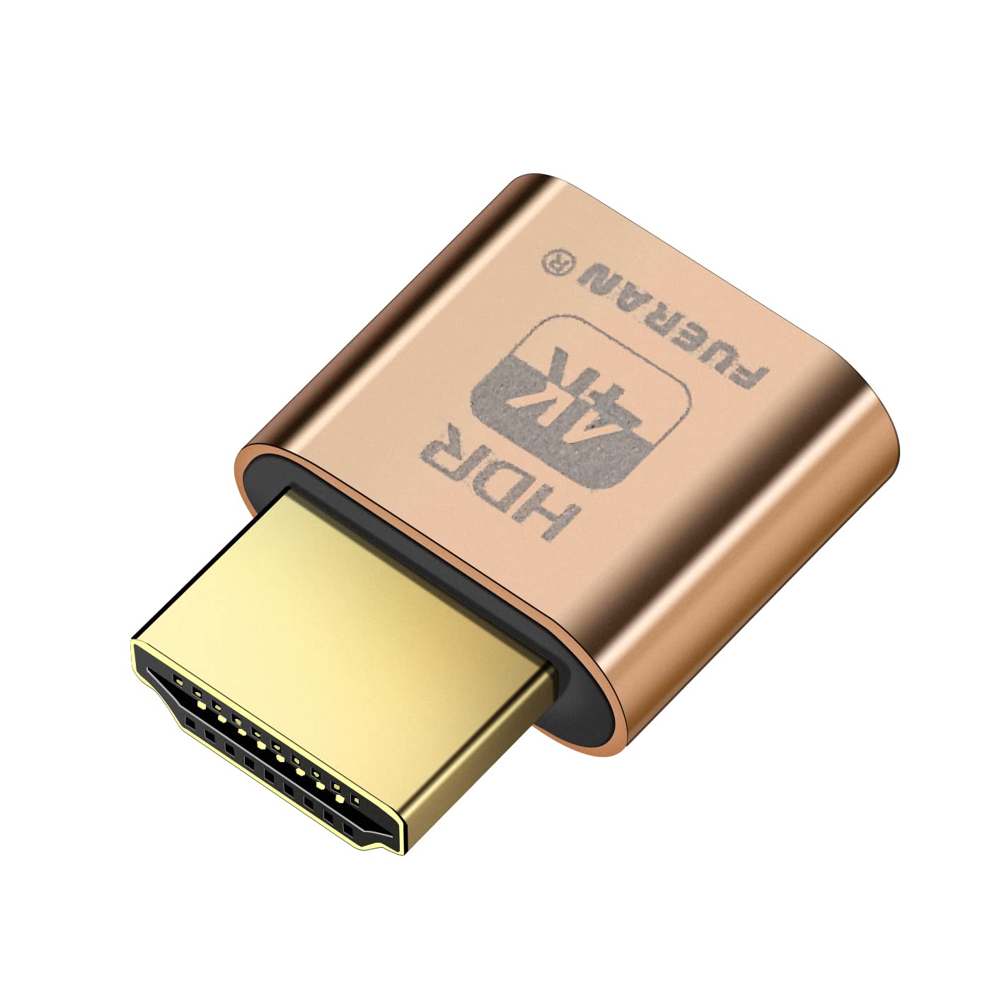 FUERAN 2K 4K 8K HDMI Dummy Plug-Virtual Monitor Display Emulator Headless Adapter 3840x2160@60Hz 1080@120HDR DVI EDID Emulator (4K-1080@60-3840x2160@60 HDR)