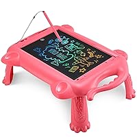 RaceGT Cute Cat Toys Kids 12 Inch LCD Writing Tablet Detachable Legs Drawing Board/Pad for Kids, Doodle Board for Boys and Girls, Birthday Gift, Educational Toys for Toddlers Aged 3 4 5 6 7 8(Pink)