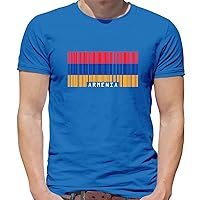 Armenia Barcode Style Flag - Mens Premium Cotton T-Shirt