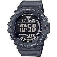 Casio Standard Digital Men's Watch, AE-1500WH-8BV, Includes Casio Box, Overseas Model, Dark Gray