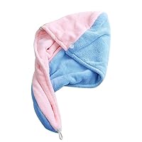 Rapided Drying Hair Towel Microfiber Quick Hair Dry Hat Wrapped Towel Hair Drying Towel Hair Care Hair Towel Wrap for Women Pink