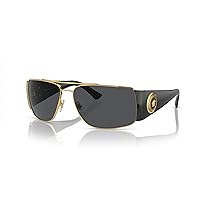 Versace Men's Ve2163 Rectangular Sunglasses