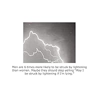 Blank Notecard - May I Be Struck By Lightening