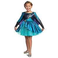 Anna Costume for Girls, Official Queen Anna Frozen 2 Tutu Dress for Toddlers