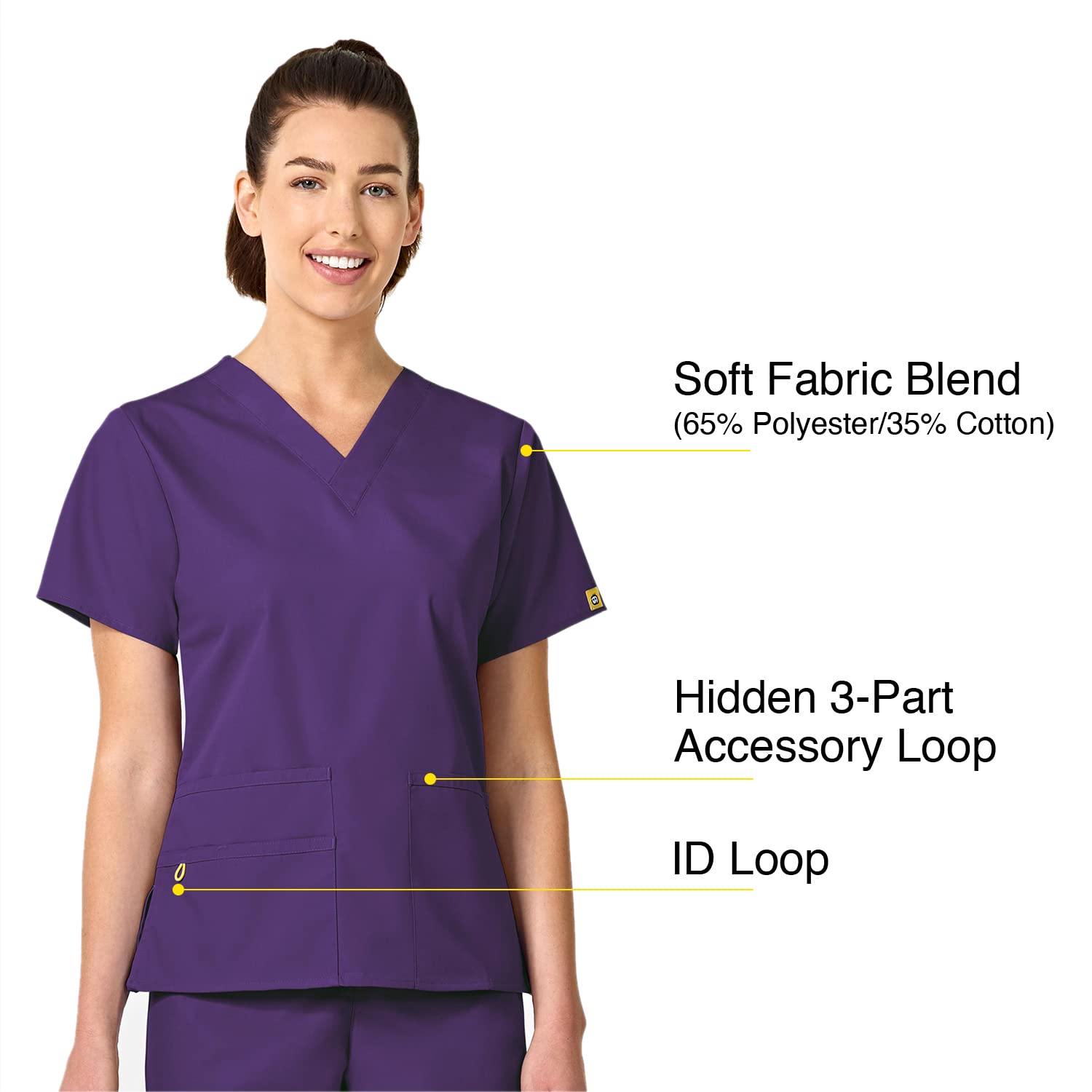 WonderWink Women's Origins Bravo Scrub Top