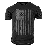 Grunt Style America Patriotic Flag Men’s Shirt