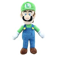 Little Buddy Super Mario All Star Collection 1415 Luigi Stuffed Plush, 10