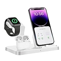3-in-1 Charging Station for Apple Devices, 3-in-1 Fast Charging Station Compatible with Apple Watch 8/Ultra/SE/7/6/5/4/3, Direct Charging Fast Charging Station for iPhone 14/13/12/11/7/6/5 and AirPods