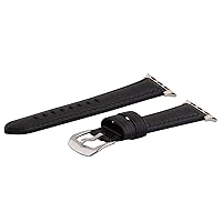 Clockwork Synergy -Compatible with iWatch Band 42mm, Genuine Leather Replacement Watch Strap Compatible with Apple Watch Series