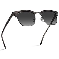 WearMe Pro Polarized Semi-Rimless Rectangular Sunglasses