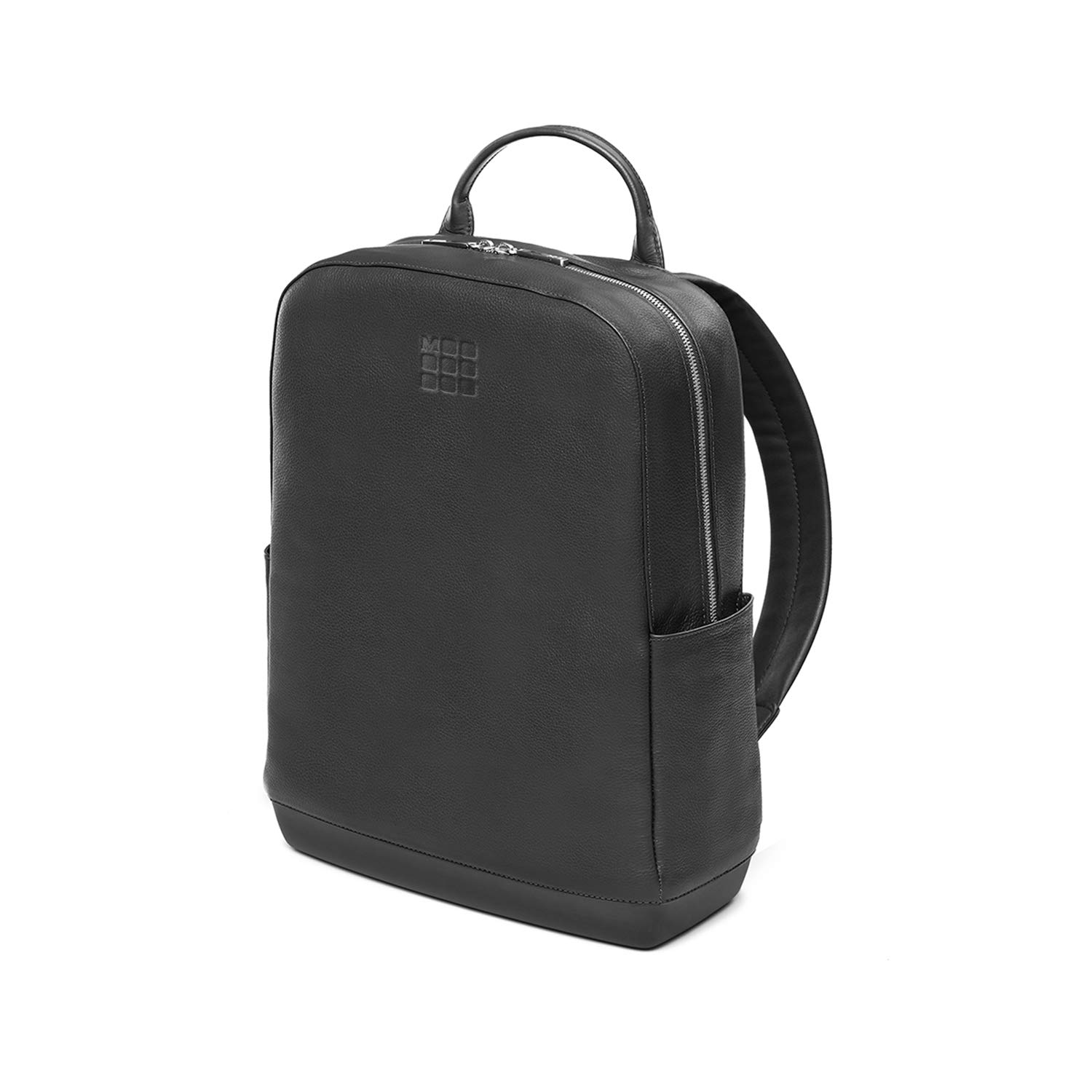 Moleskine(モレスキン), 15 Inch Laptop Storage, Leather, Business Backpack, Men's, Women's, black (black 19-3911tcx)