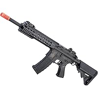  SOFT AIR USA Colt M4A1 M4 CQBR AEG Electric Airsoft Rifle with  Adjustable Hop-Up, Black, 453 FPS : Sports & Outdoors