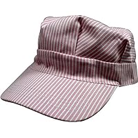 Hickory Striped Railroad Hat - Toddler - Girls - Pink [ht04-02]