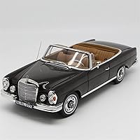 1:18 Scale for Mercedes Benz 280 SE Convertible Alloy Roadster Model Static Metal Die Cast Car Model