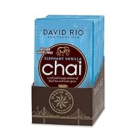 David Rio Chai Tea Single Serve Packets, Elephant Vanilla, 1.23 Ounce (Pack of 48)