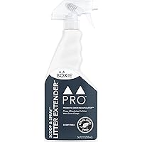 BoxiePro Scoop & Spray Litter Extender – Scent Free- 24 oz- Probiotic Formula- Cleans and Extends The Life of Your Litter -Best Litter Box Odor Eliminator & Deodorizer